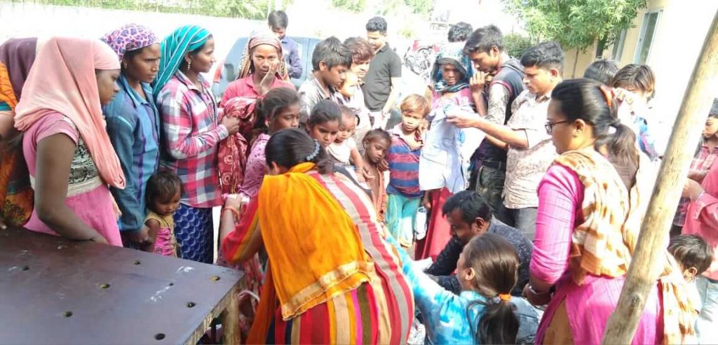 Distribution of Clothes from Wishing Wardrobe